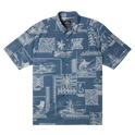 Waterman Bill Fish Short Sleeve Shirt - Majolica Blue Bill Fish