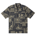 Waterman Bill Fish Short Sleeve Shirt - Black Bill Fish