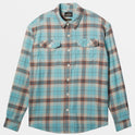 Waterman Dawn Patrol Long Sleeve Flannel Shirt - Reef Waters Dawn Patrol