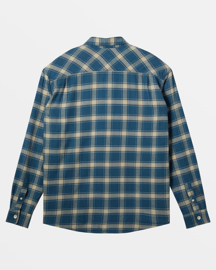 Waterman Sundowner Long Sleeve Flannel Shirt - Black Sundowner Flannel