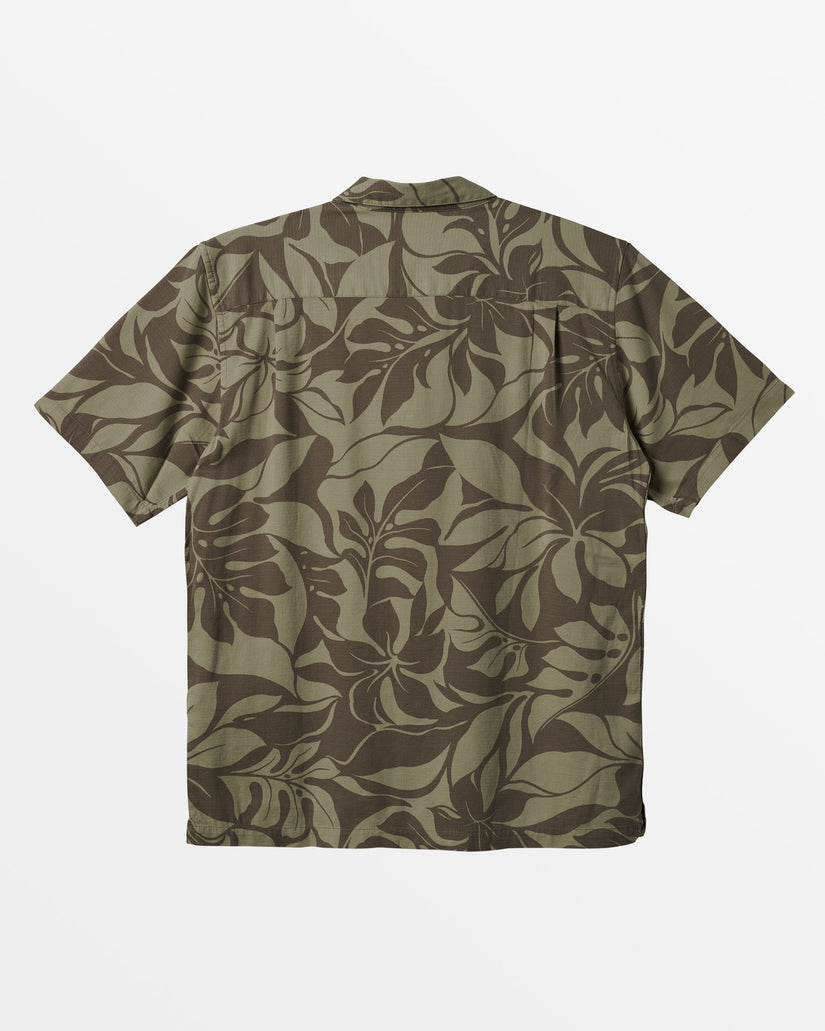 Waterman Flow Zone Short Sleeve Shirt - Taupe Flow Zone