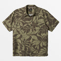 Waterman Flow Zone Short Sleeve Shirt - Taupe Flow Zone