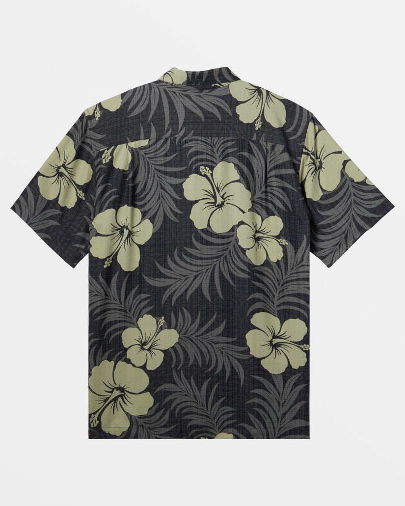 Waterman Full Bloom Short Sleeve Shirt - Black