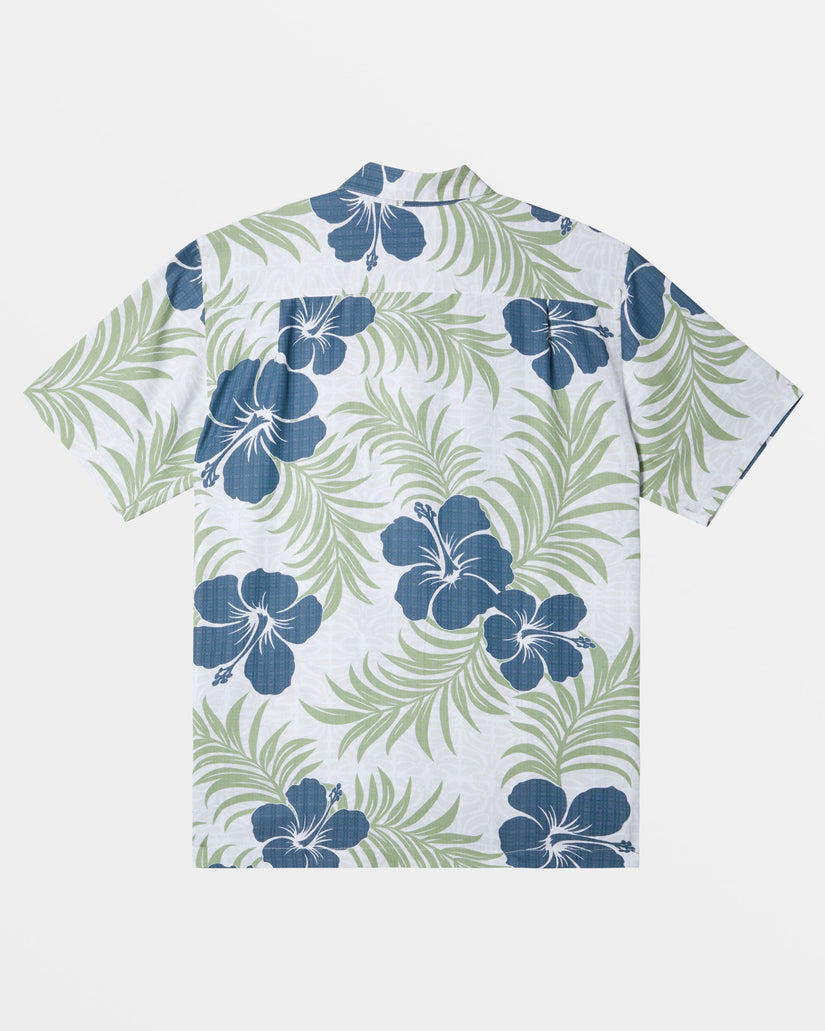 Waterman Full Bloom Short Sleeve Shirt - White