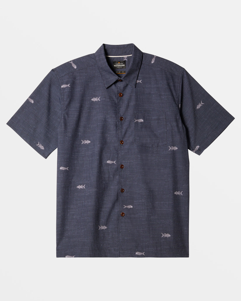 Waterman Full House Short Sleeve Shirt - Black