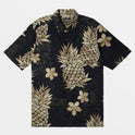 Waterman Pineapple Bay Short Sleeve Shirt - Black Pineapple Bay