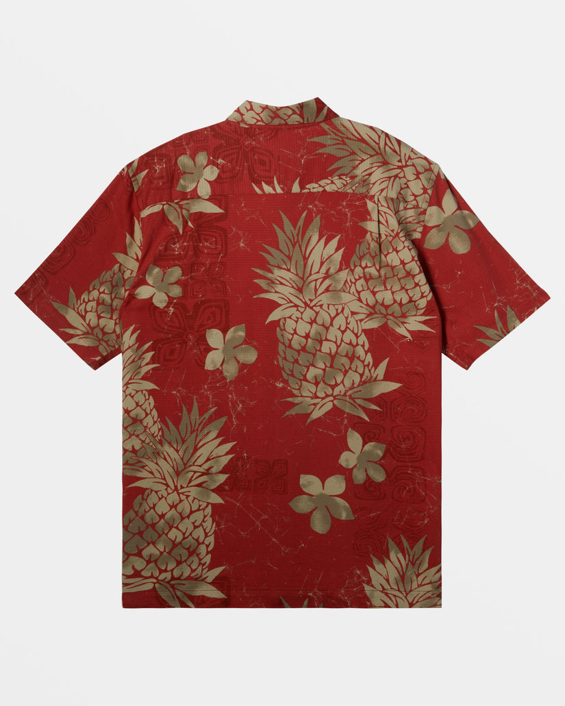 Waterman Pineapple Bay Short Sleeve Shirt - Tandori Spice Pineapple Bay