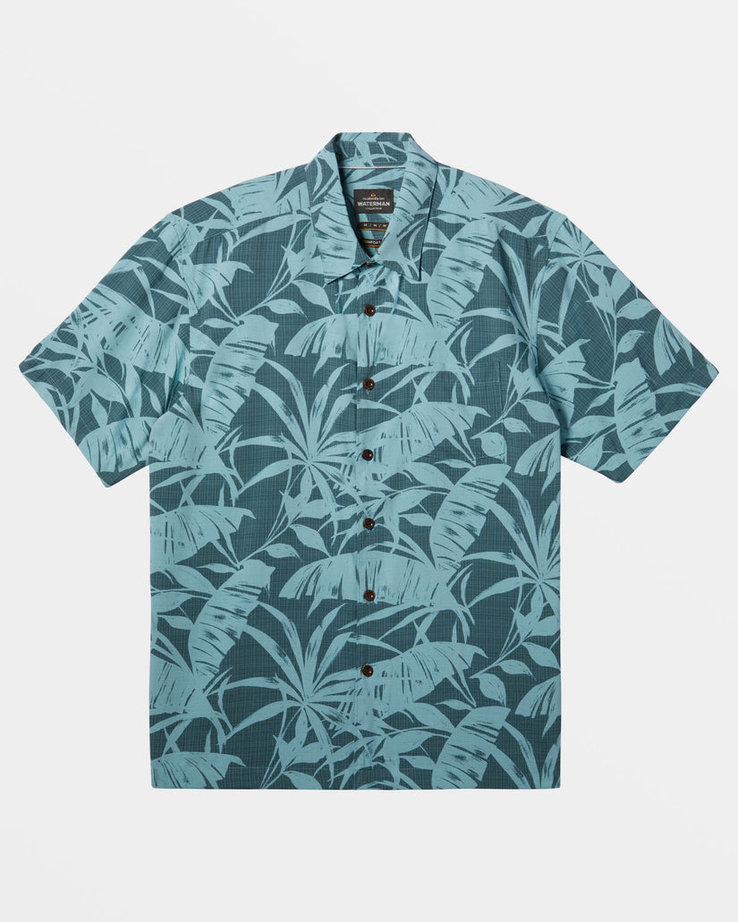 Waterman Nature Made Short Sleeve Shirt - Indian Teal Nature Made