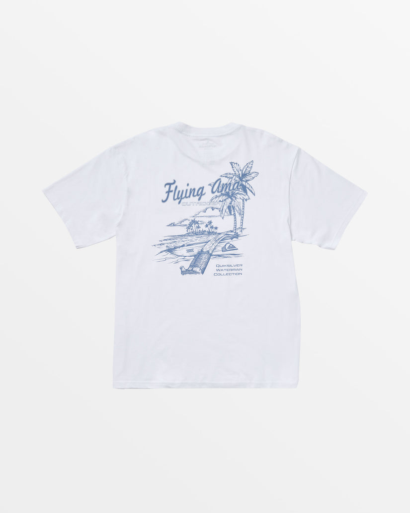 Waterman Flying Ama T-Shirt - White