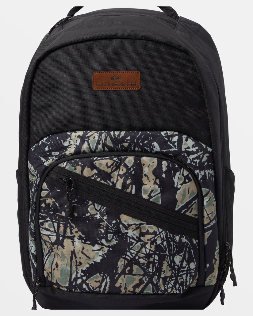 Schoolie Cooler 2.0 Backpack - Woodland Abstract Sea Spray