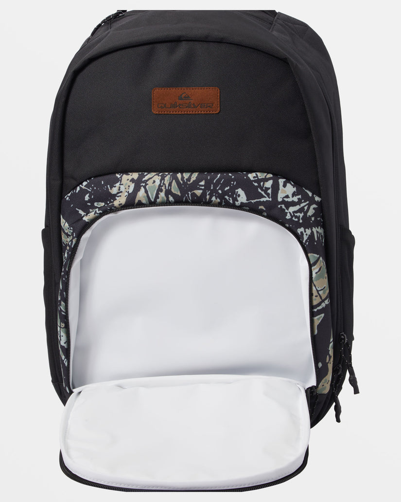 Schoolie Cooler 2.0 Backpack - Woodland Abstract Sea Spray