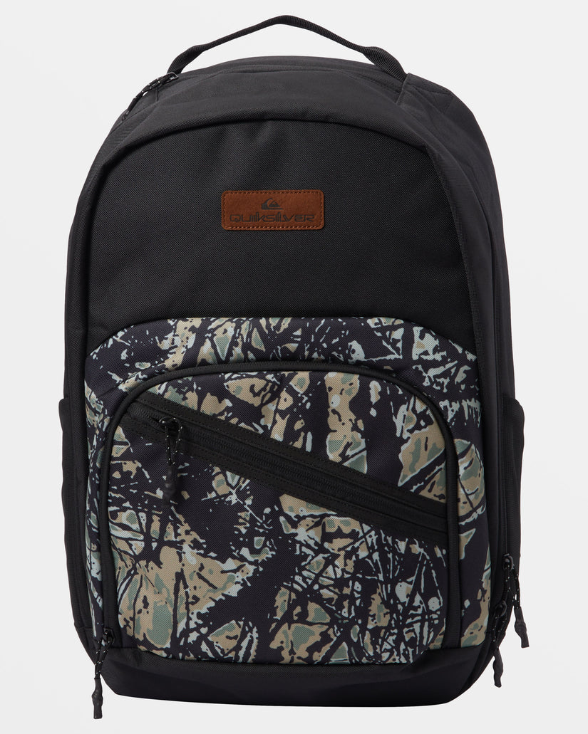 Schoolie Cooler 2.0 Backpack - Woodland Abstract Sea Spray