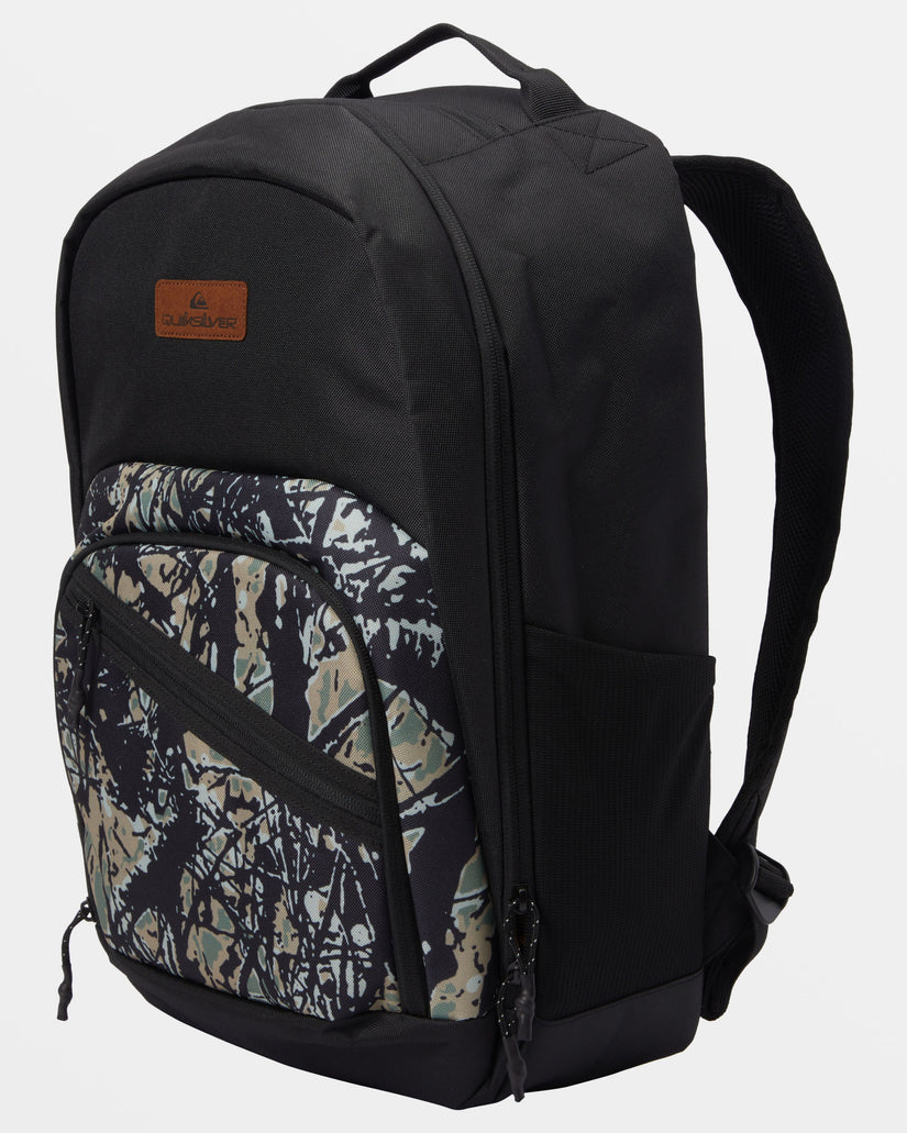 Schoolie Cooler 2.0 Backpack - Woodland Abstract Sea Spray