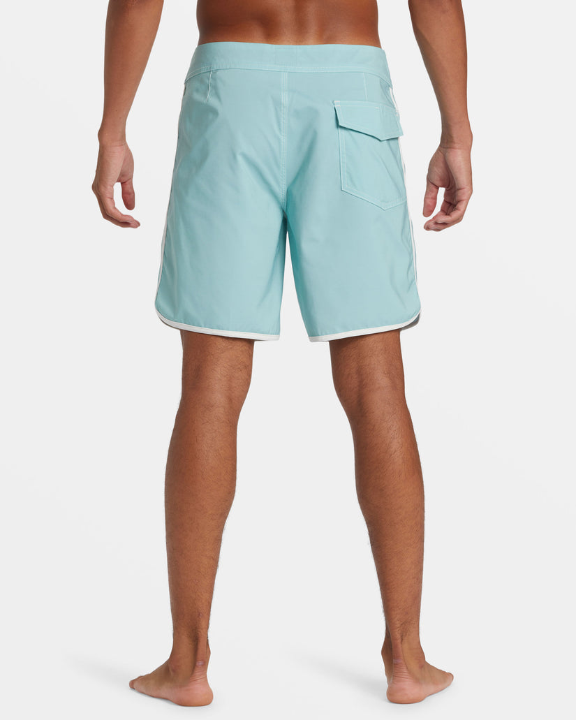 Original Scallop 18" Boardshorts - Aquifer