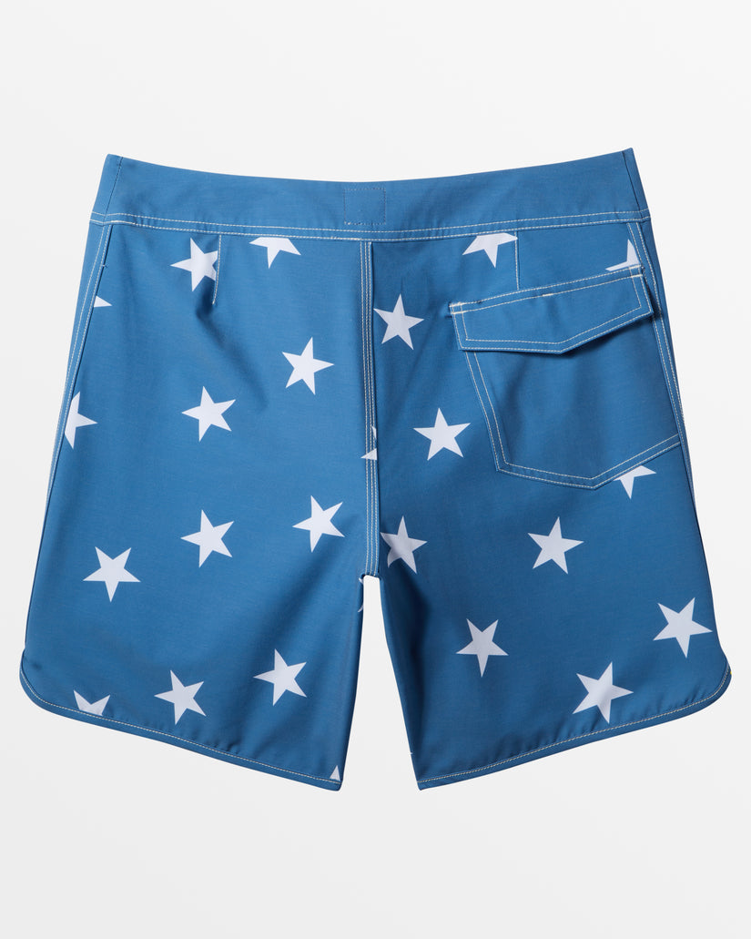 Original Scallop Jester 18" Boardshorts - Star Sapphire