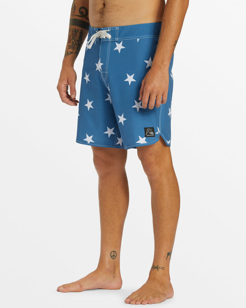 Original Scallop Jester 18" Boardshorts - Star Sapphire