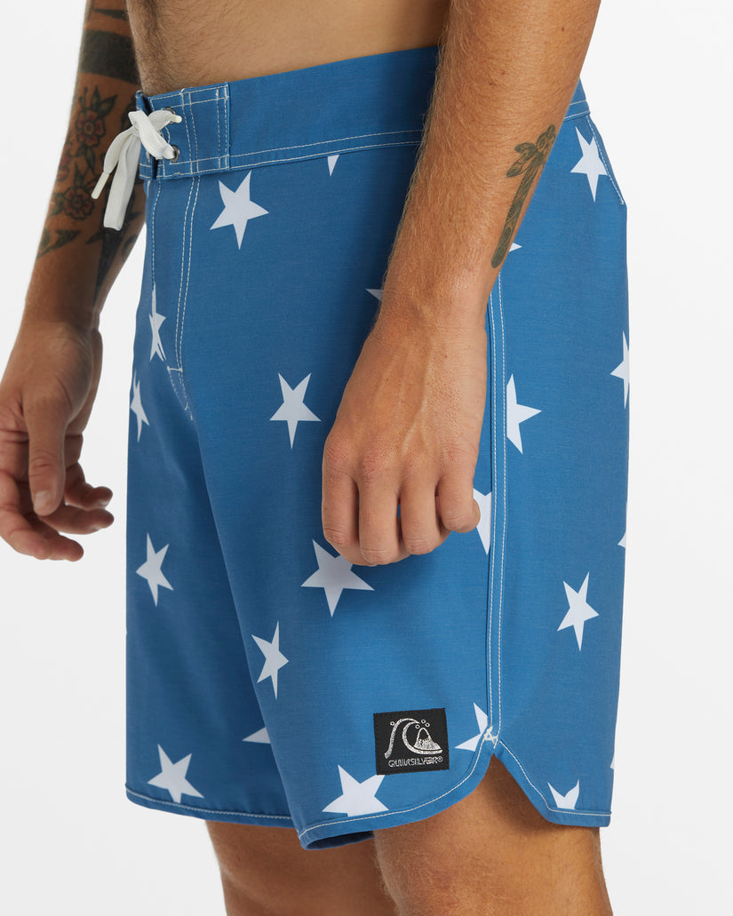 Original Scallop Jester 18" Boardshorts - Star Sapphire