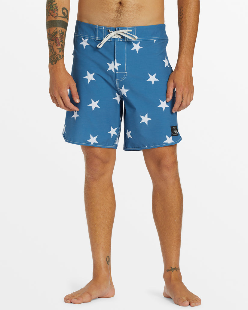 Original Scallop Jester 18" Boardshorts - Star Sapphire