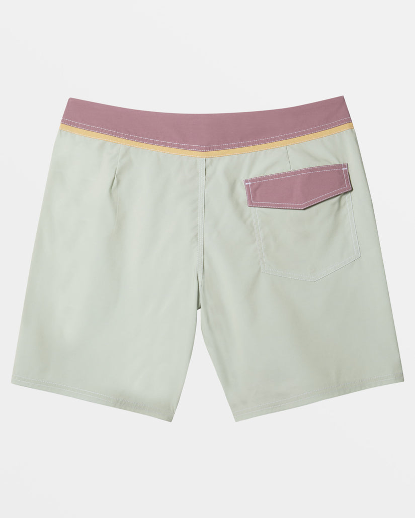 Original Straight Leg Solid 18" Boardshorts - Desert Sage