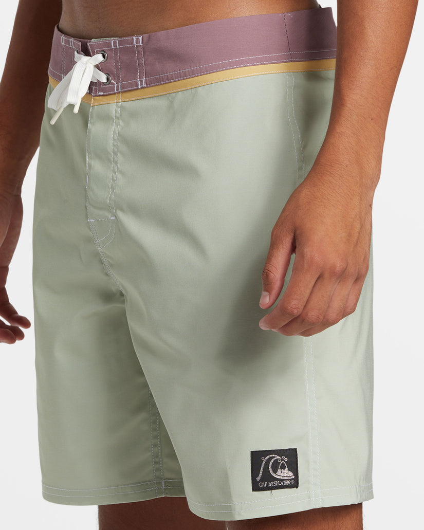 Original Straight Leg Solid 18" Boardshorts - Desert Sage