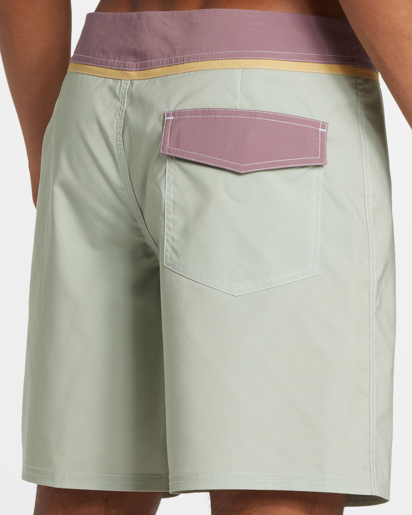 Original Straight Leg Solid 18" Boardshorts - Desert Sage