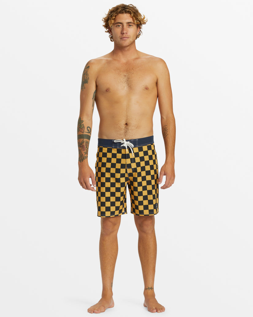 Original Straight Leg 18" Boardshorts - Mustard