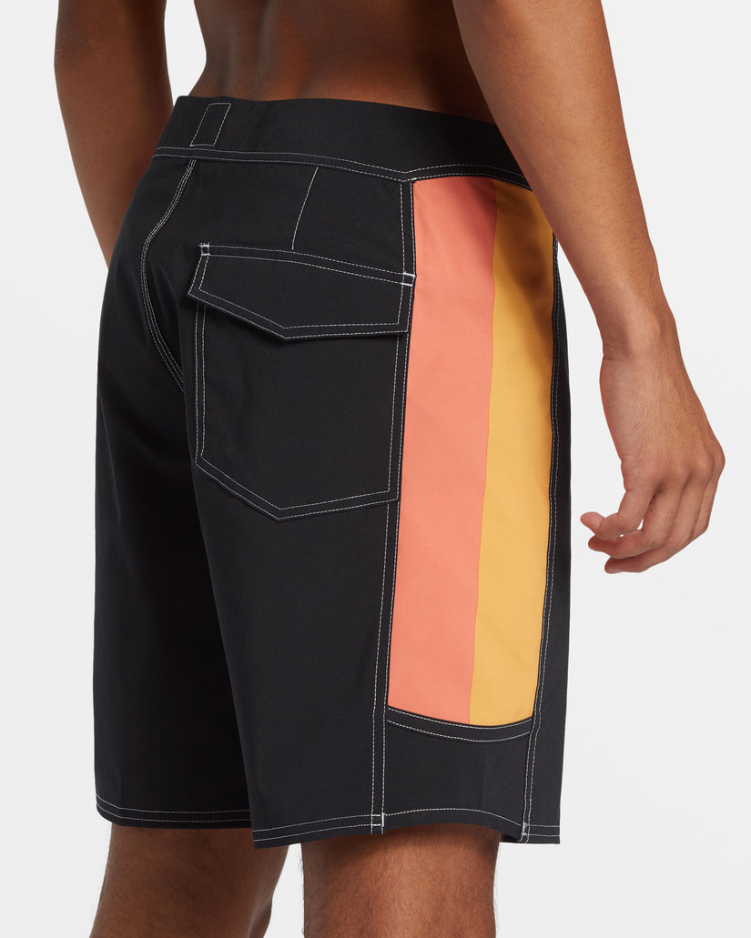 Original Arch Panel 18" Boardshorts - Black