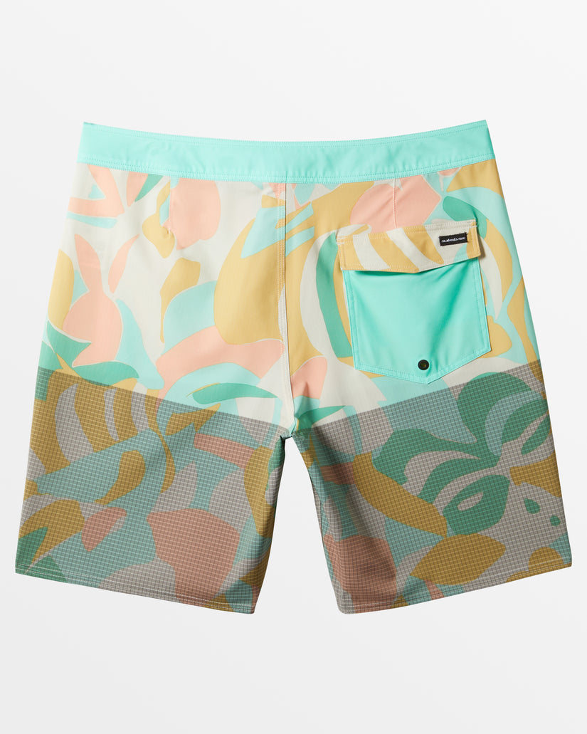 Highline Straight Leg 19" Boardshorts - Beveled Glass