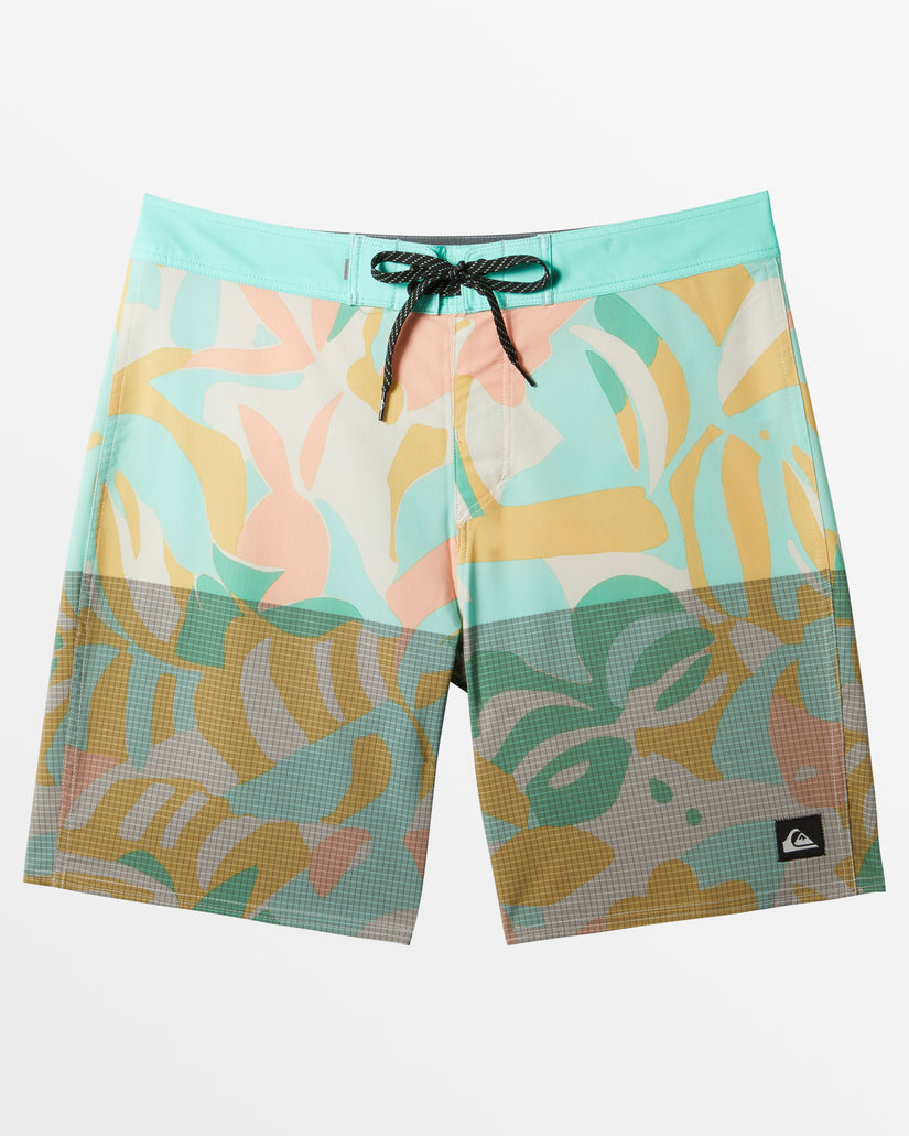 Highline Straight Leg 19" Boardshorts - Beveled Glass