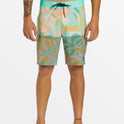 Highline Straight Leg 19" Boardshorts - Beveled Glass