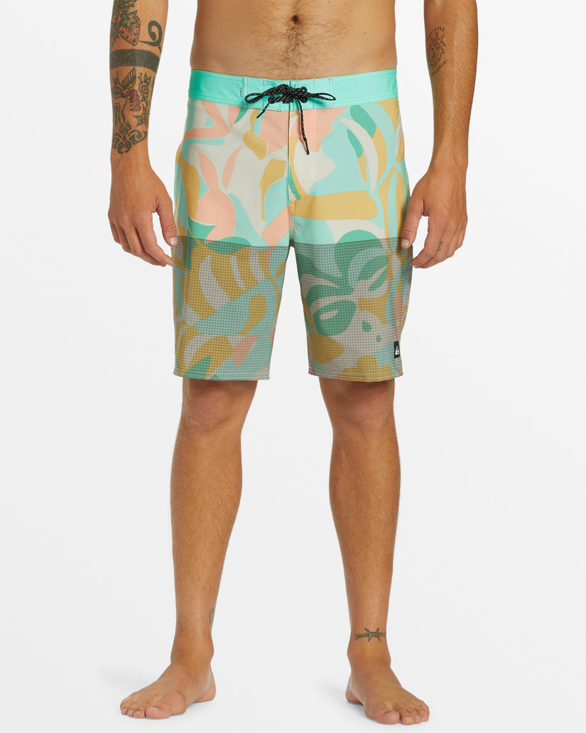 Highline Straight Leg 19" Boardshorts - Beveled Glass