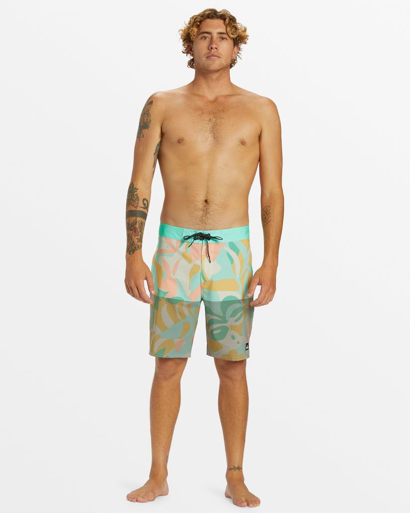 Highline Straight Leg 19" Boardshorts - Beveled Glass