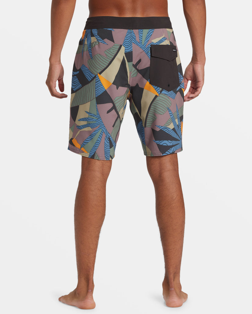 Highline Straight Leg 19" Boardshorts - Grape Shake