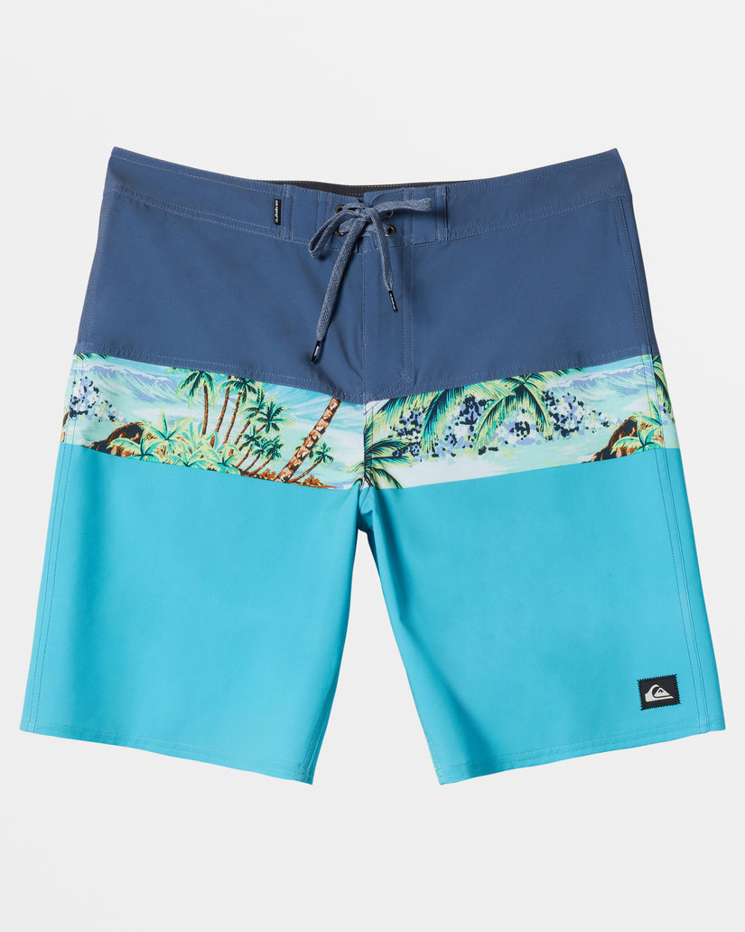 Surfsilk Panel 20" Boardshorts - Maui Blue