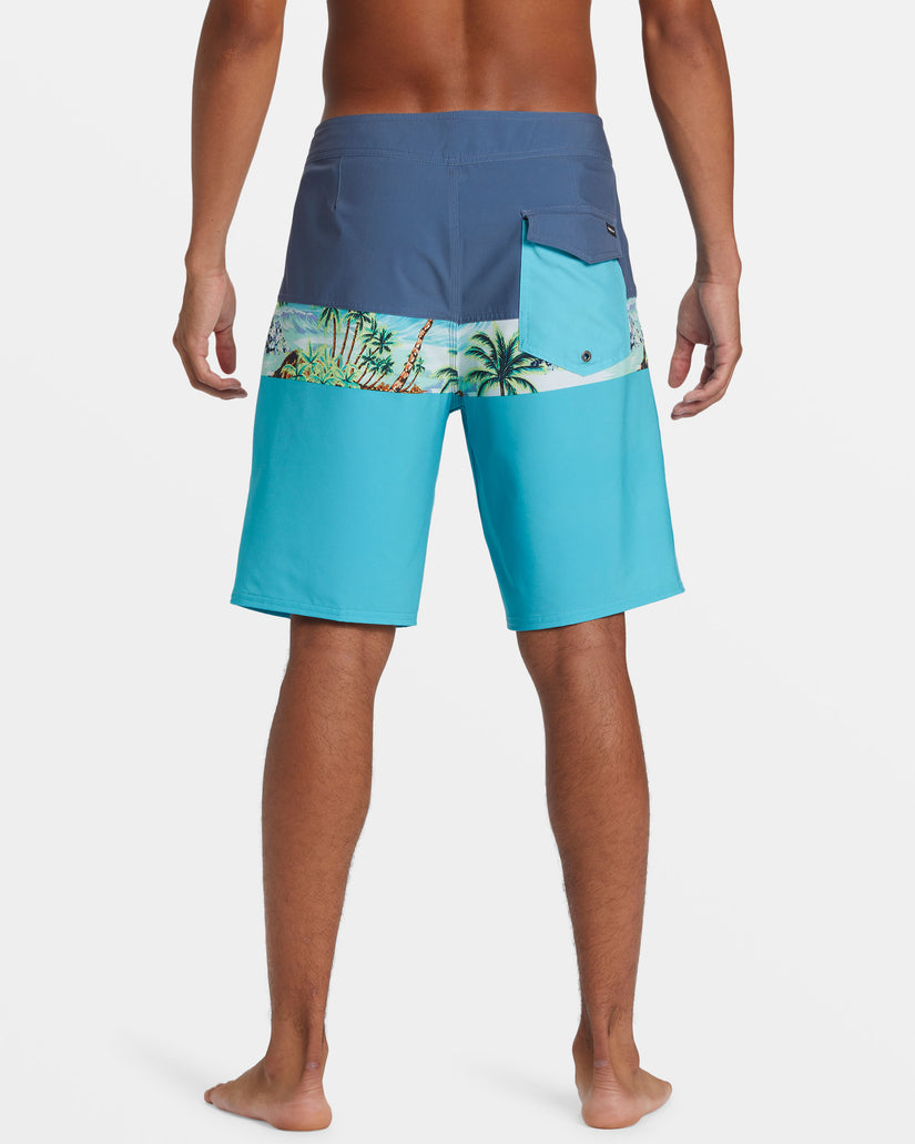 Surfsilk Panel 20" Boardshorts - Maui Blue