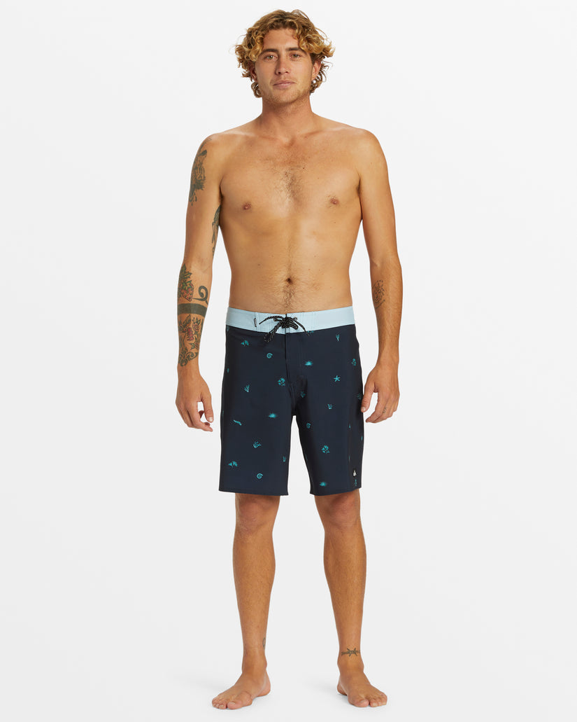 Surfsilk Straight Leg 19" Boardshorts - Dark Navy