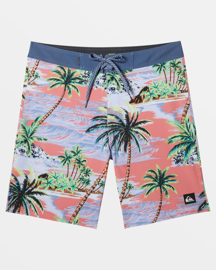 Surfsilk Straight Leg 19" Boardshorts - Spiced Coral