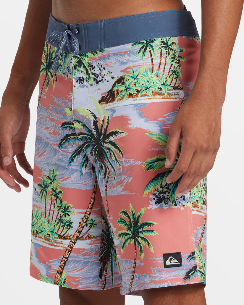 Surfsilk Straight Leg 19" Boardshorts - Spiced Coral