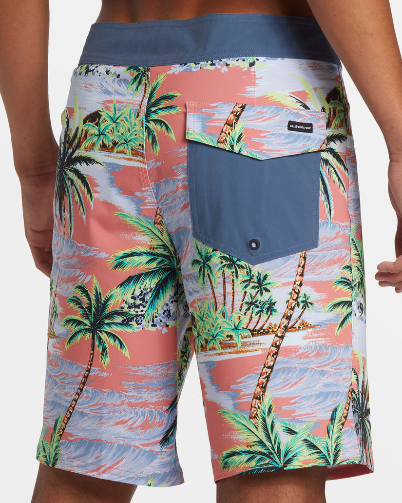 Surfsilk Straight Leg 19" Boardshorts - Spiced Coral