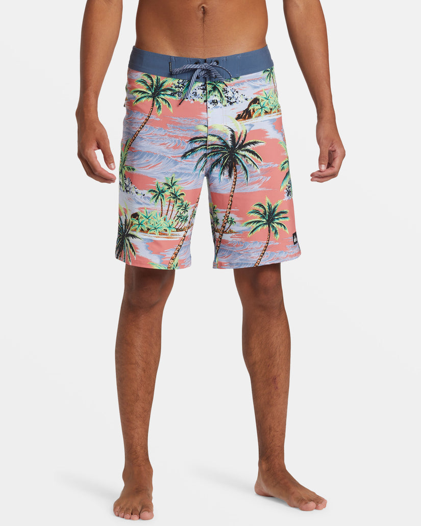 Surfsilk Straight Leg 19" Boardshorts - Spiced Coral