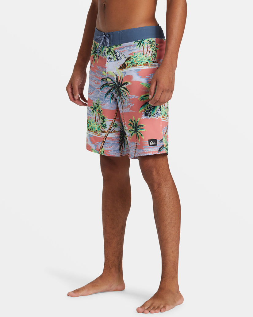 Surfsilk Straight Leg 19" Boardshorts - Spiced Coral