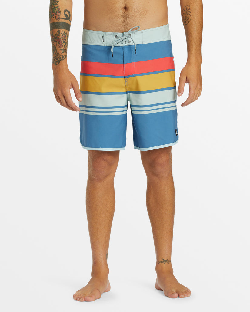 Everyday Stripe 19" Boardshorts - Star Sapphire