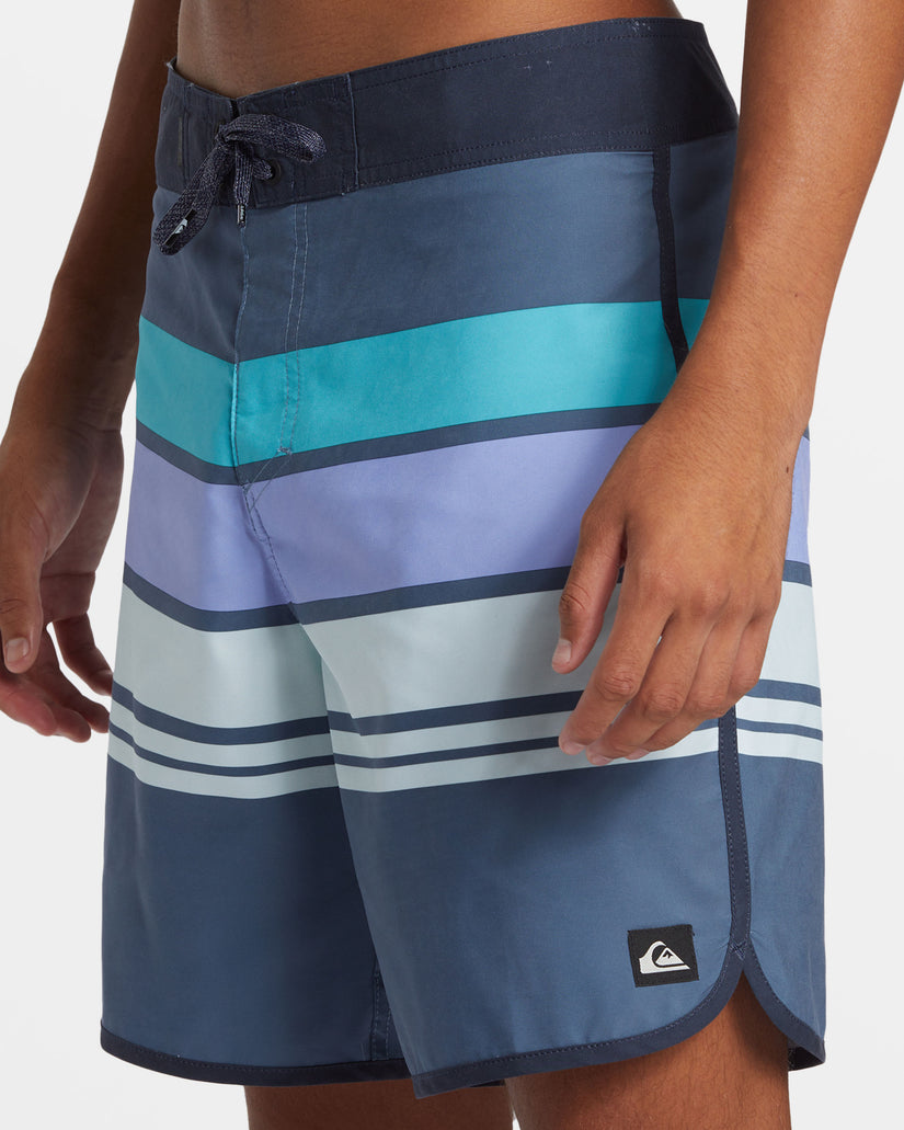 Everyday Stripe 19" Boardshorts - Vintage Indigo