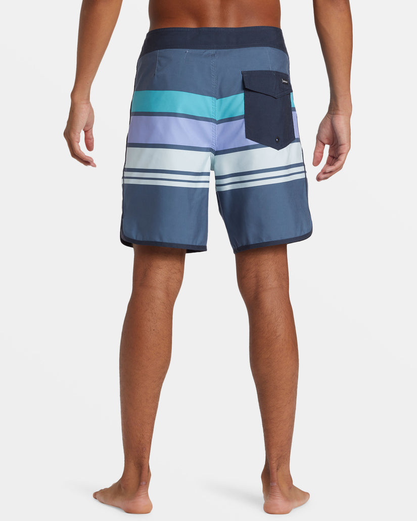 Everyday Stripe 19" Boardshorts - Vintage Indigo