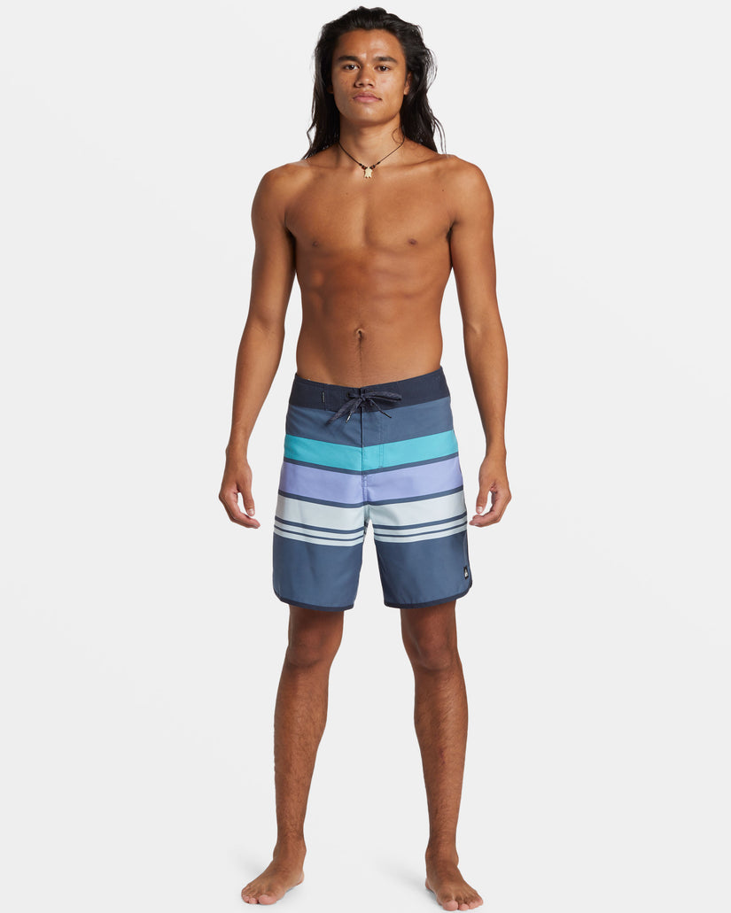 Everyday Stripe 19" Boardshorts - Vintage Indigo