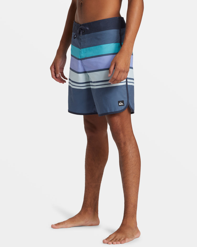 Everyday Stripe 19" Boardshorts - Vintage Indigo