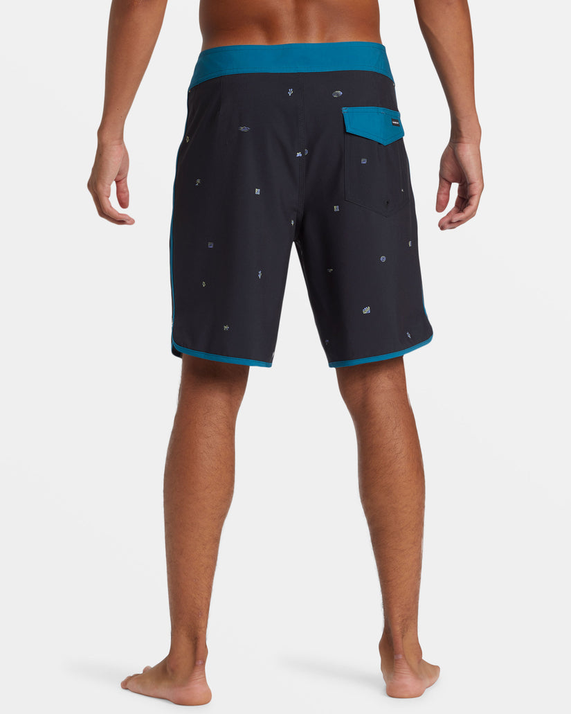 Surfsilk Scallop 19" Boardshorts - Black