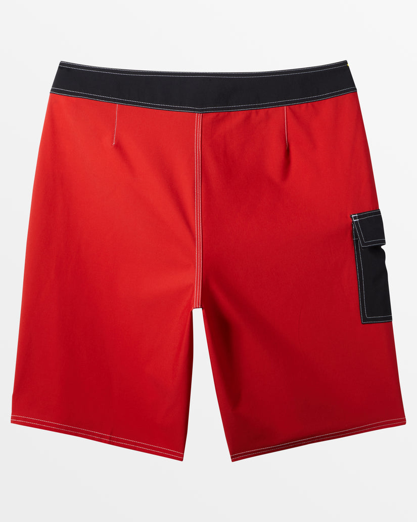 Saturn Solid 21" Boardshorts - Salsa