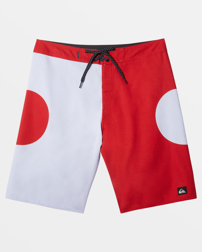 Everyday Griff Straight 21" Boardshorts - Salsa