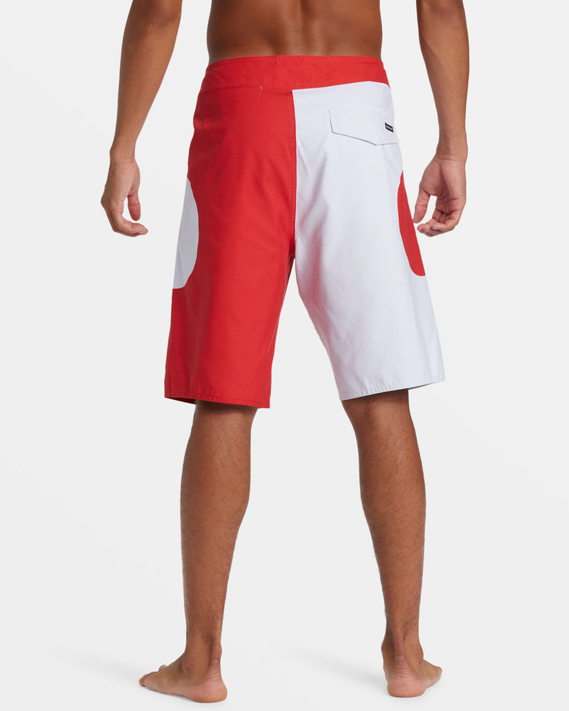 Everyday Griff Straight 21" Boardshorts - Salsa